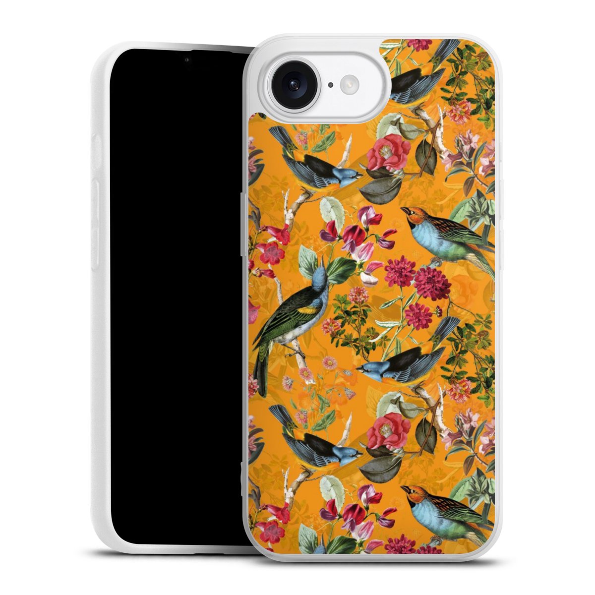 Vogels Bloemen Behang