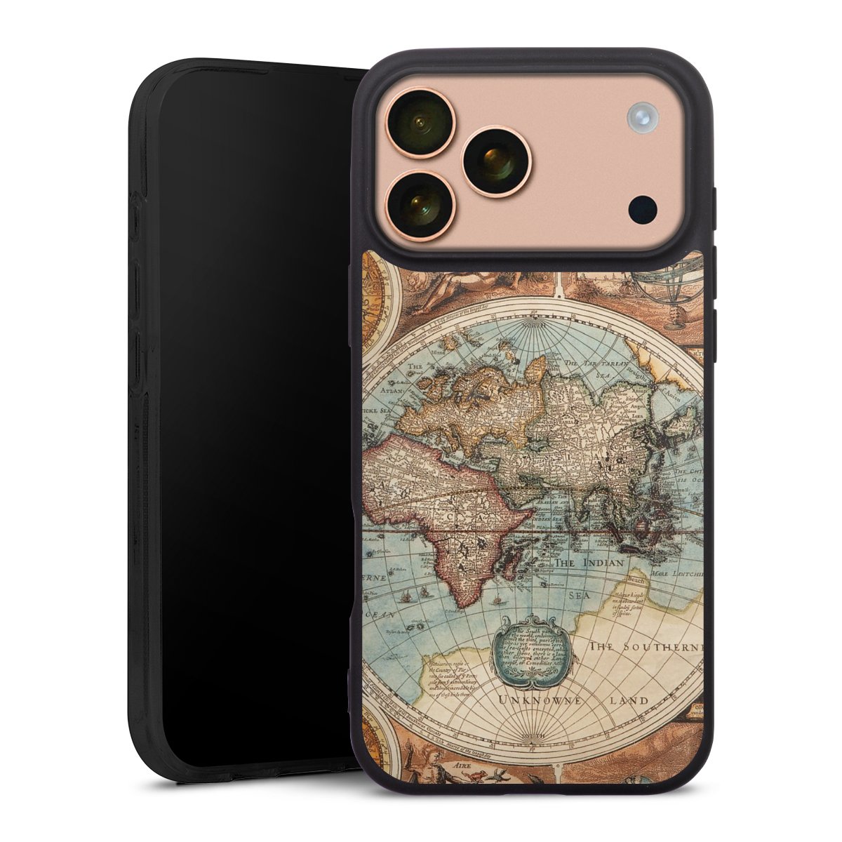 Mappa del mondo vintage