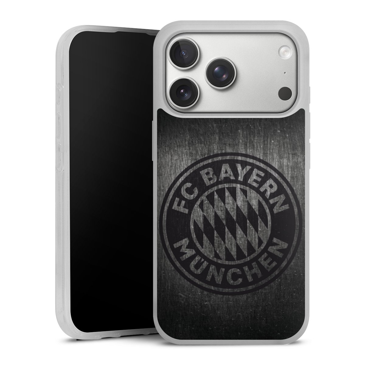 Metalllook FCB Logo einfarbig