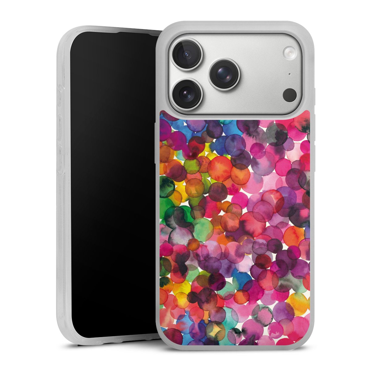 Punti acquerello sovrapposti