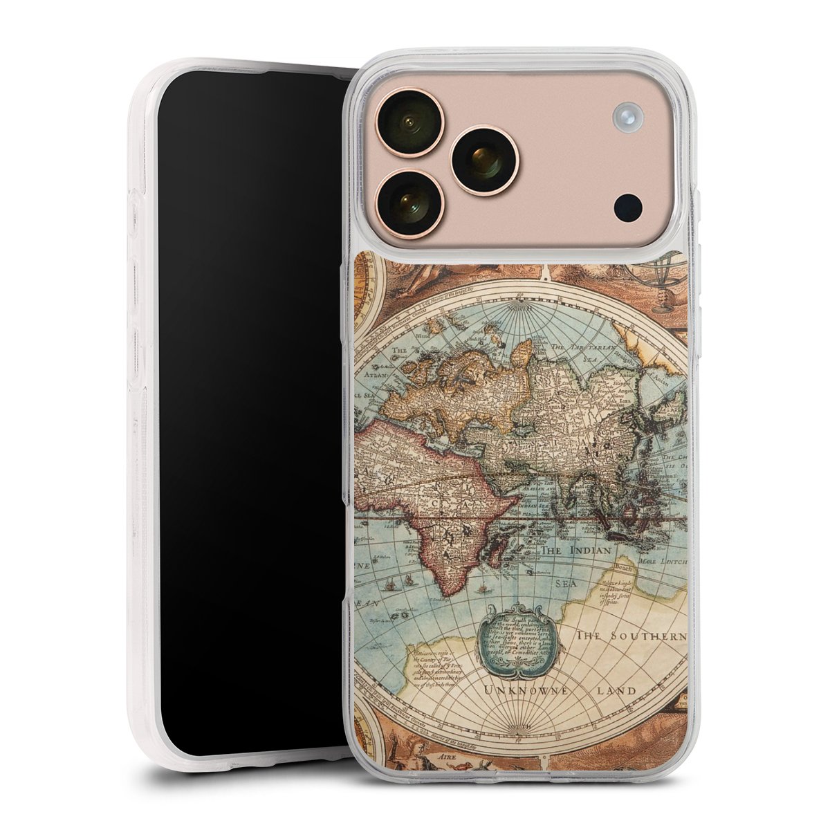 Mappa del mondo vintage