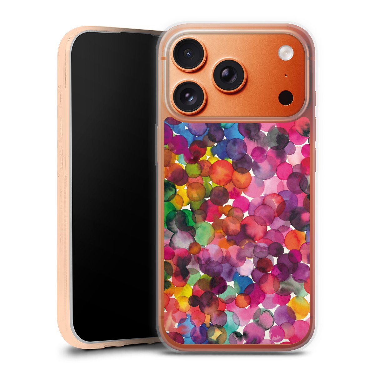 Punti acquerello sovrapposti