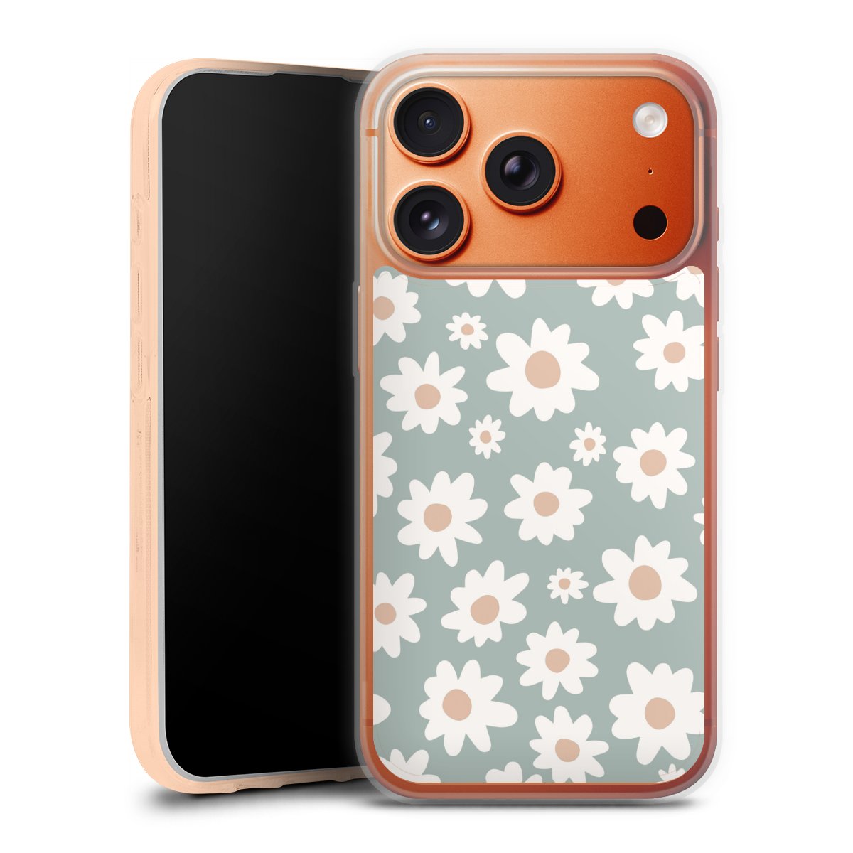 Gänseblümchen Muster grün