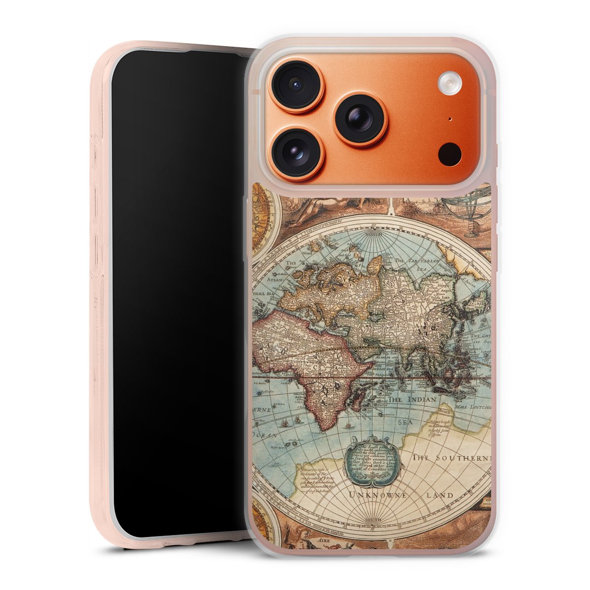 Mappa del mondo vintage