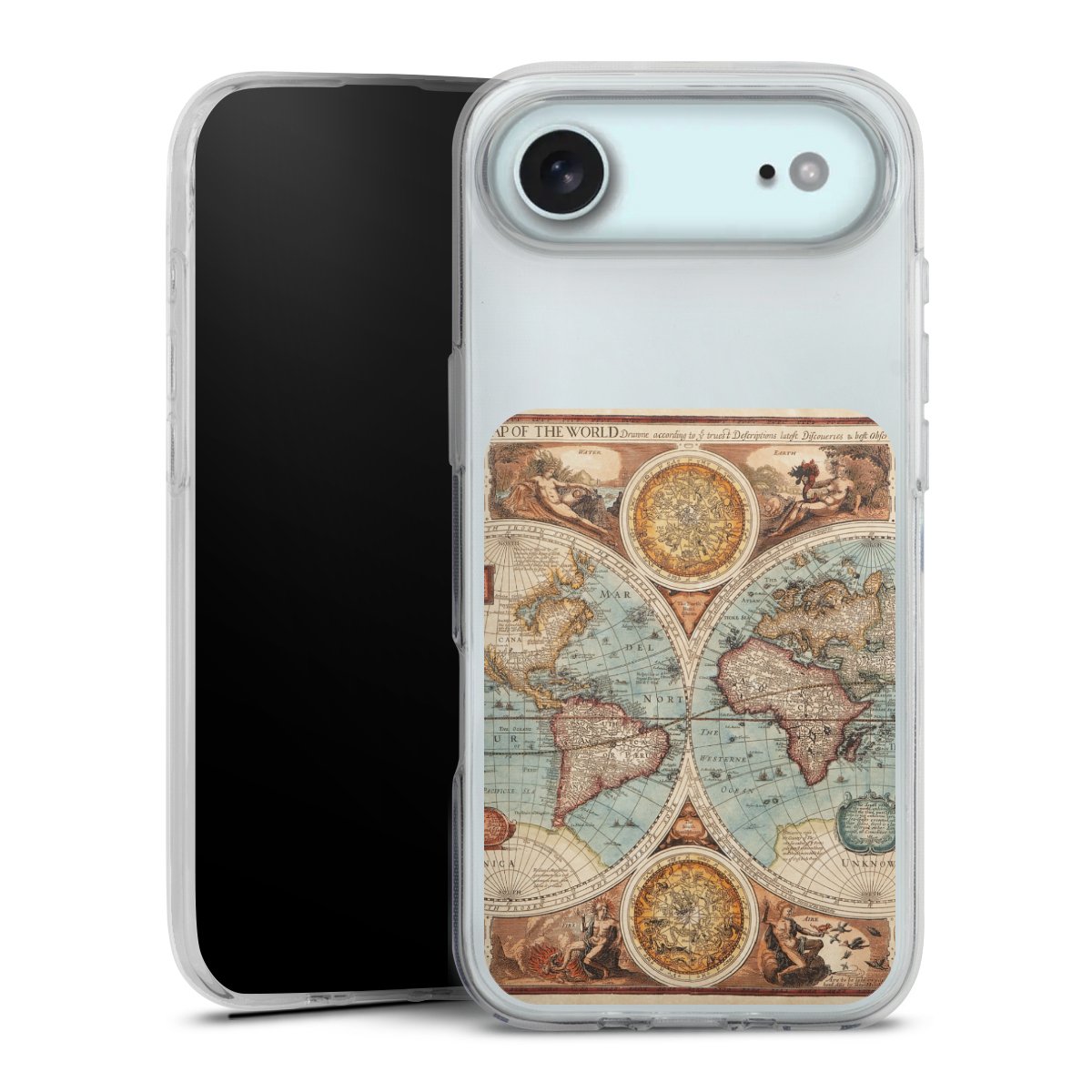 Mappa del mondo vintage