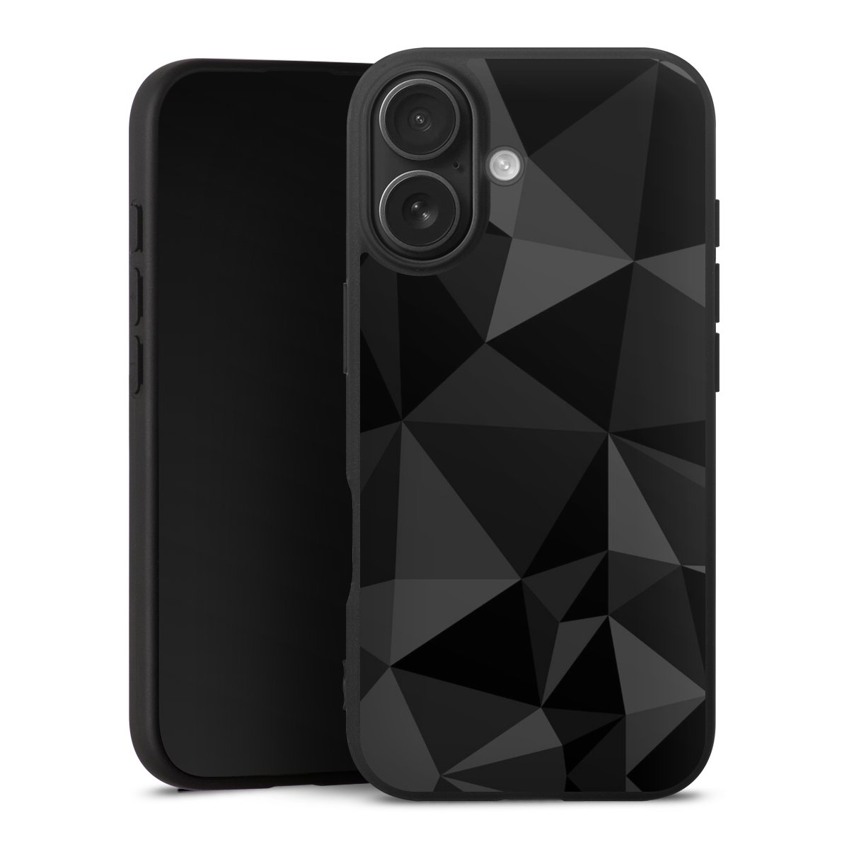 Motif Polygone Noir