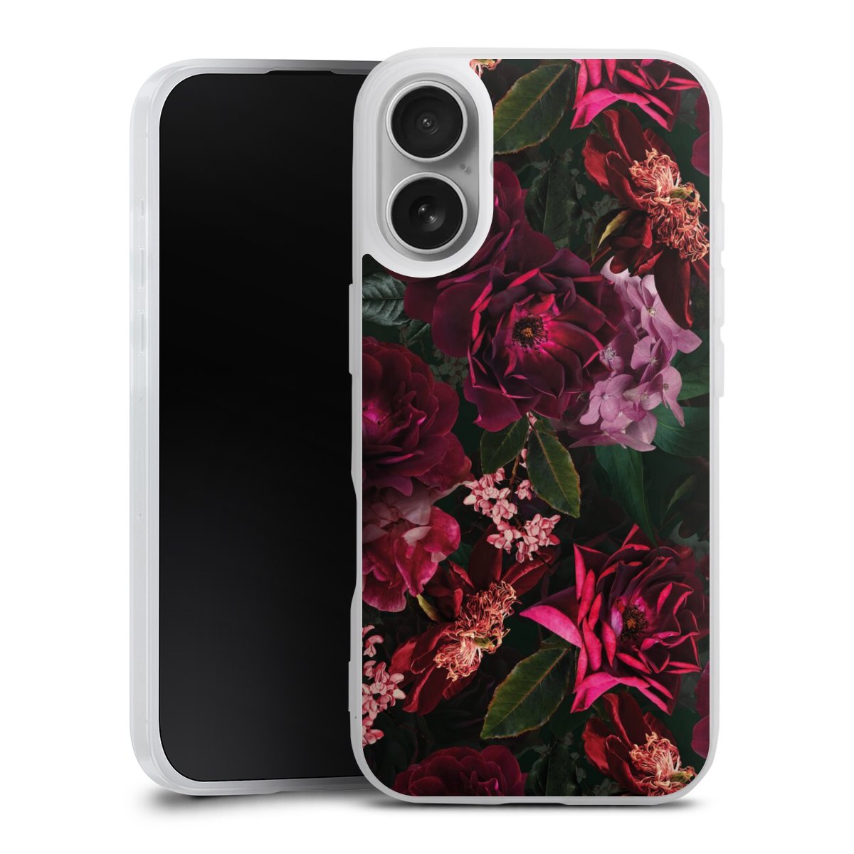 Fiori rosso scuro e rosa