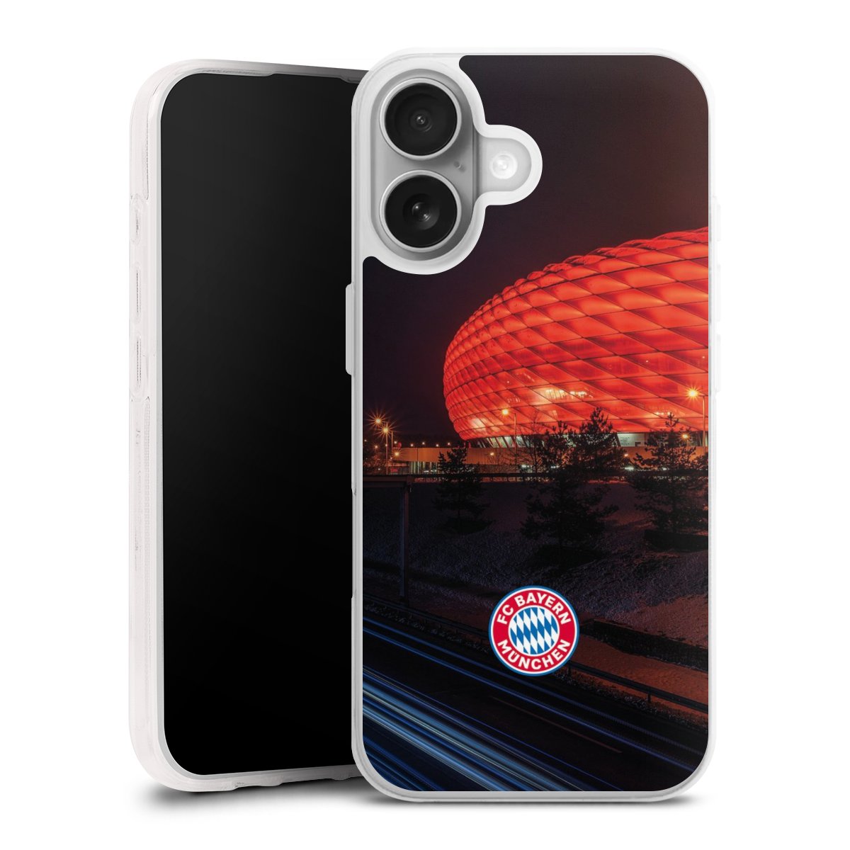 Allianz Arena bei Nacht FCB