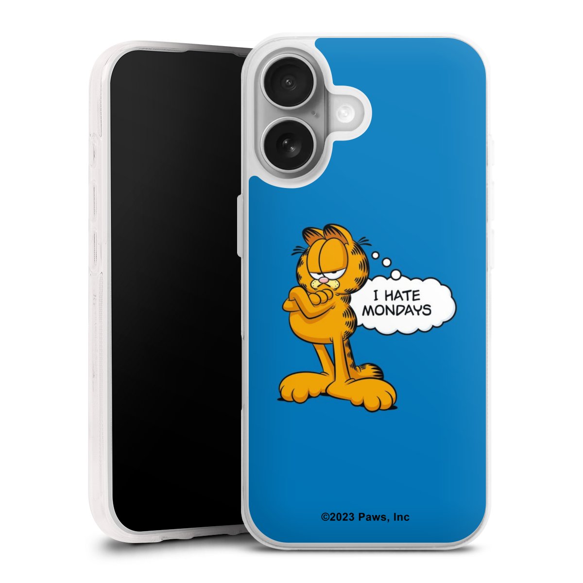 Garfield Ik haat maandagen blauw