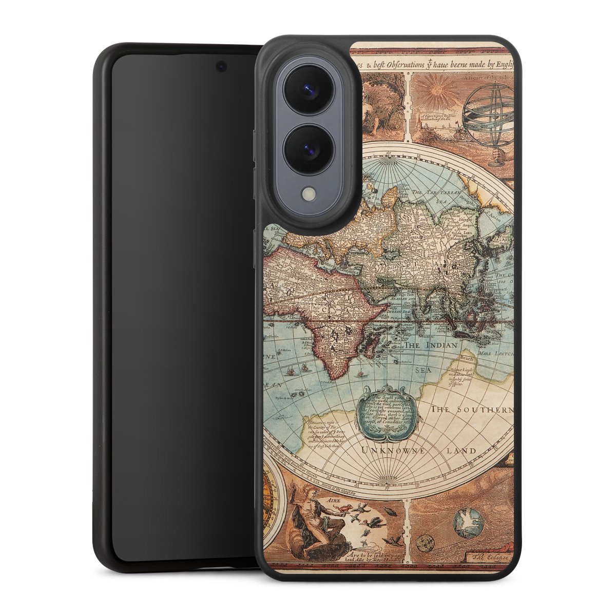 Mappa del mondo vintage