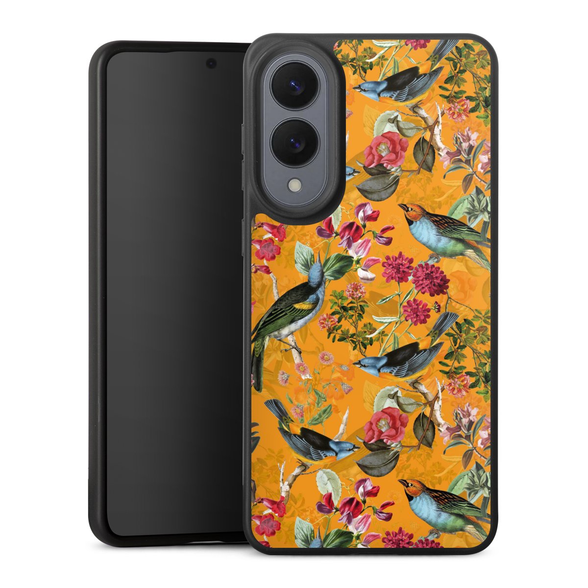 Vogels Bloemen Behang