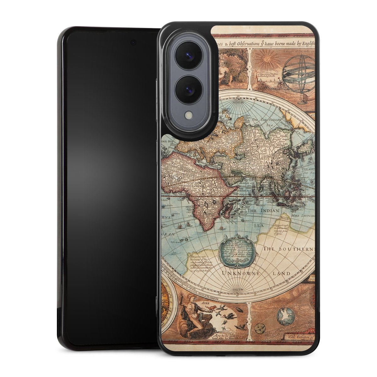 Mappa del mondo vintage