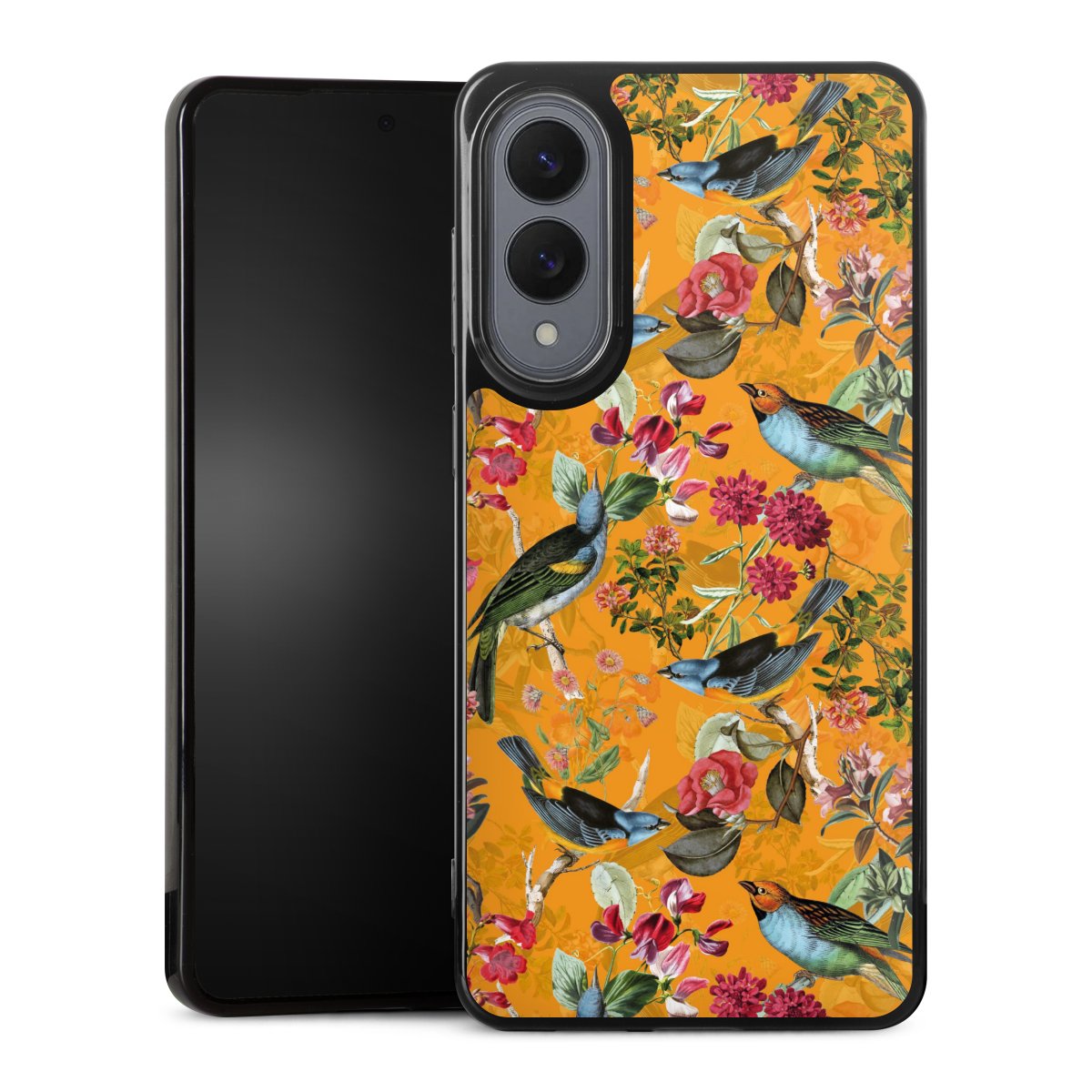 Vogels Bloemen Behang