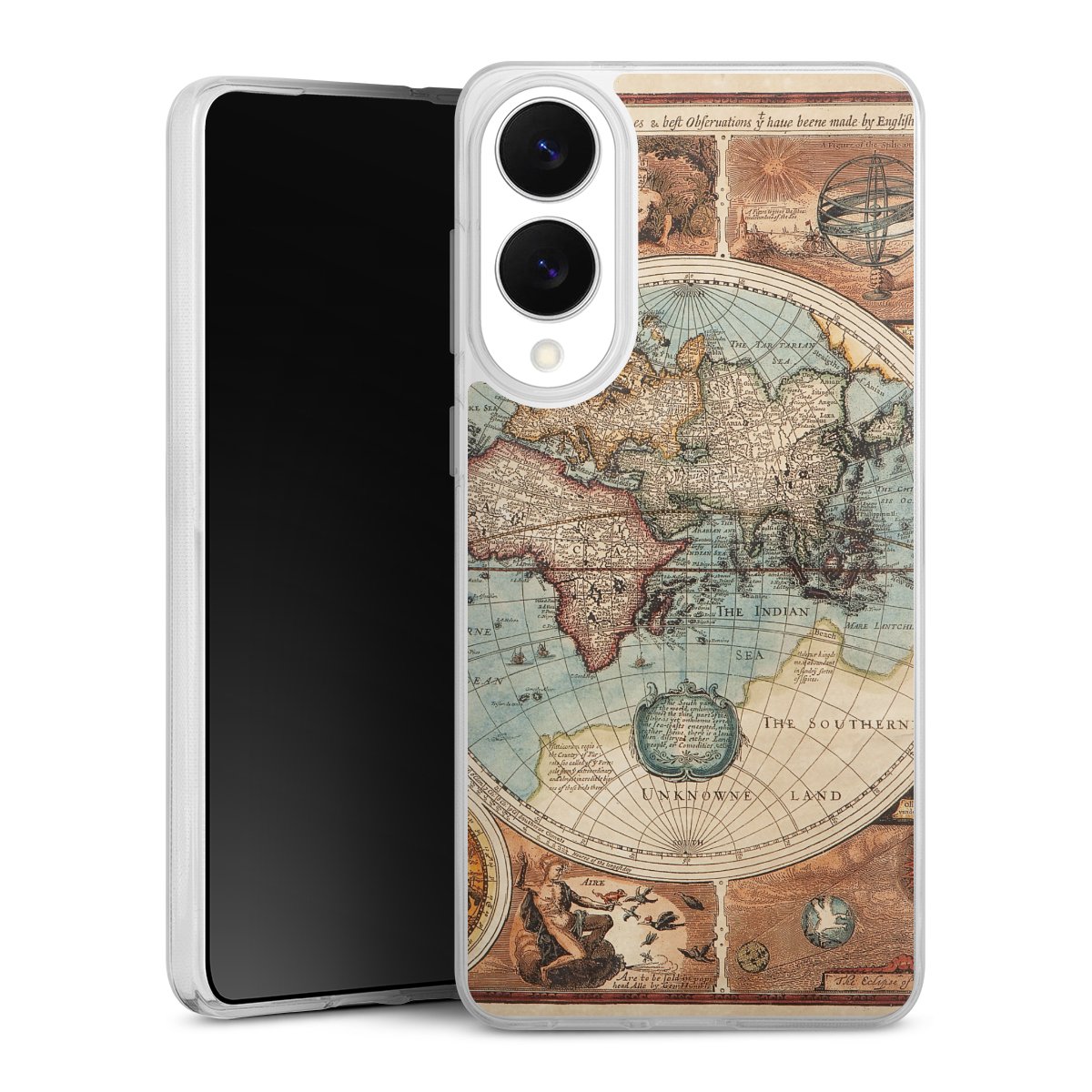 Mappa del mondo vintage