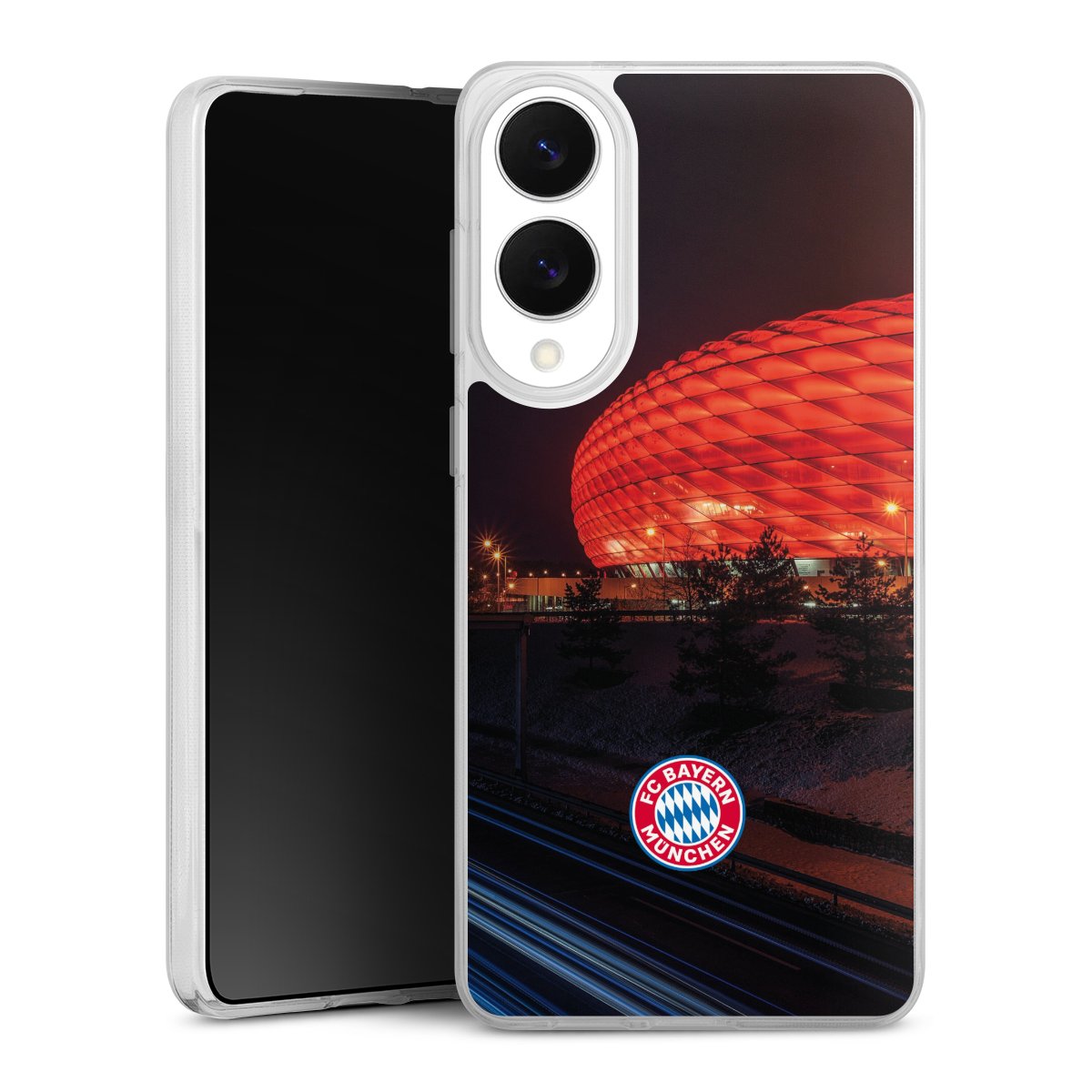 Allianz Arena bei Nacht FCB