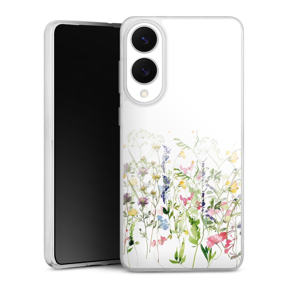 Kleurrijke lente weide bloemen