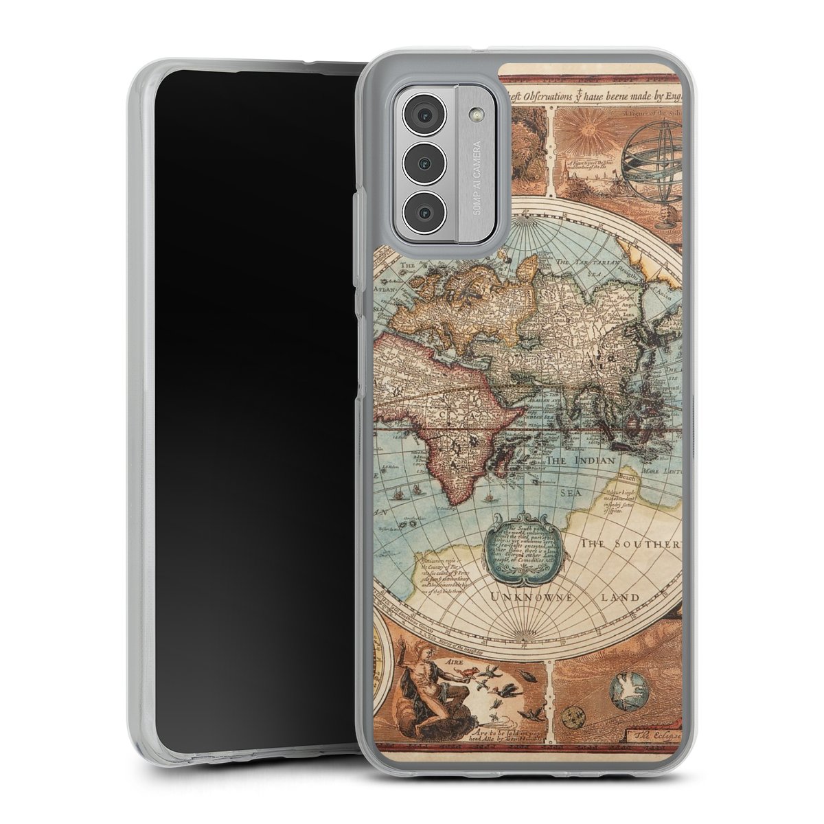 Mappa del mondo vintage