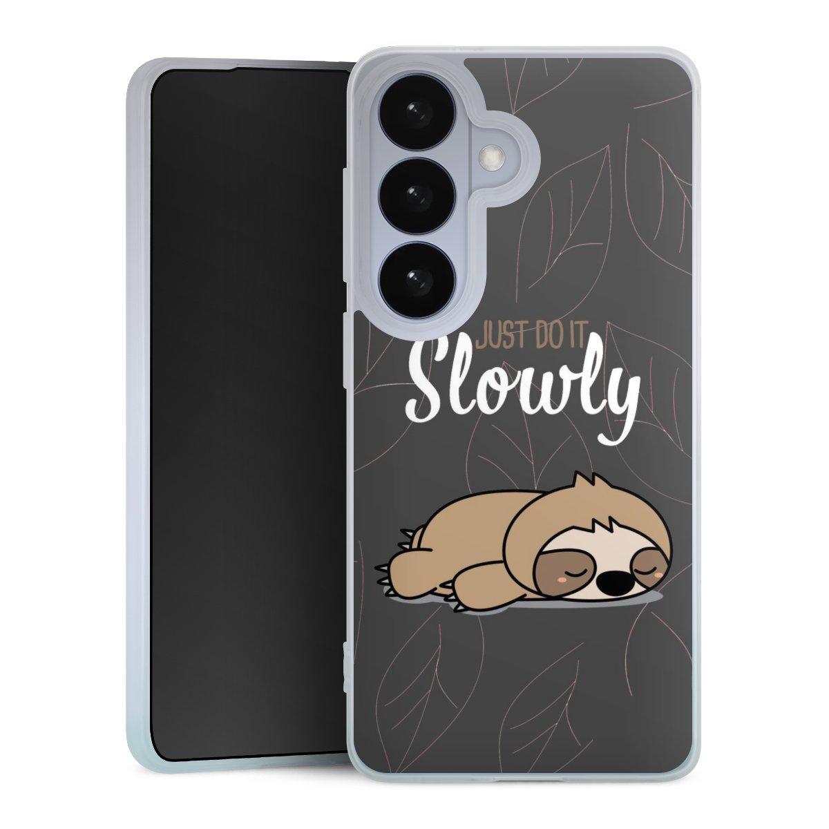 Just Do It Slowly Sloth Grey