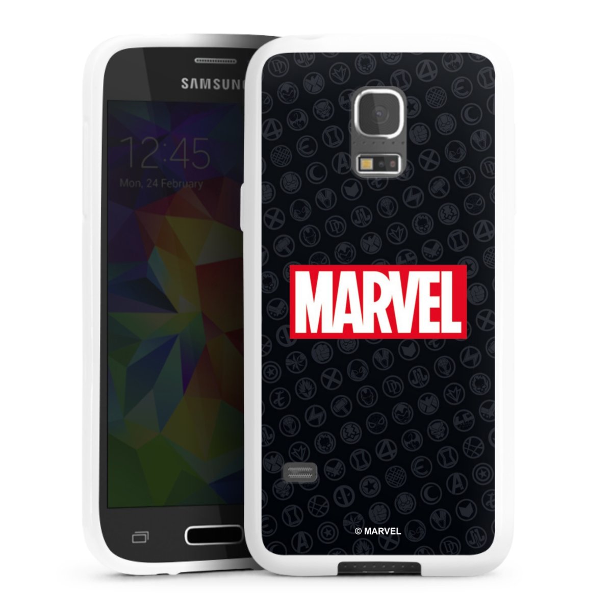 Marvel Logo Black Red 