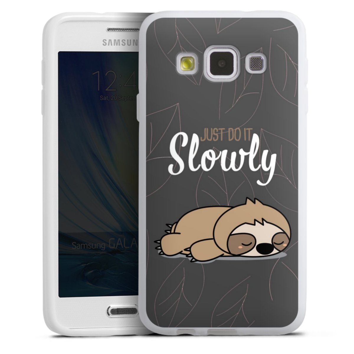 Just Do It Slowly Sloth Grey