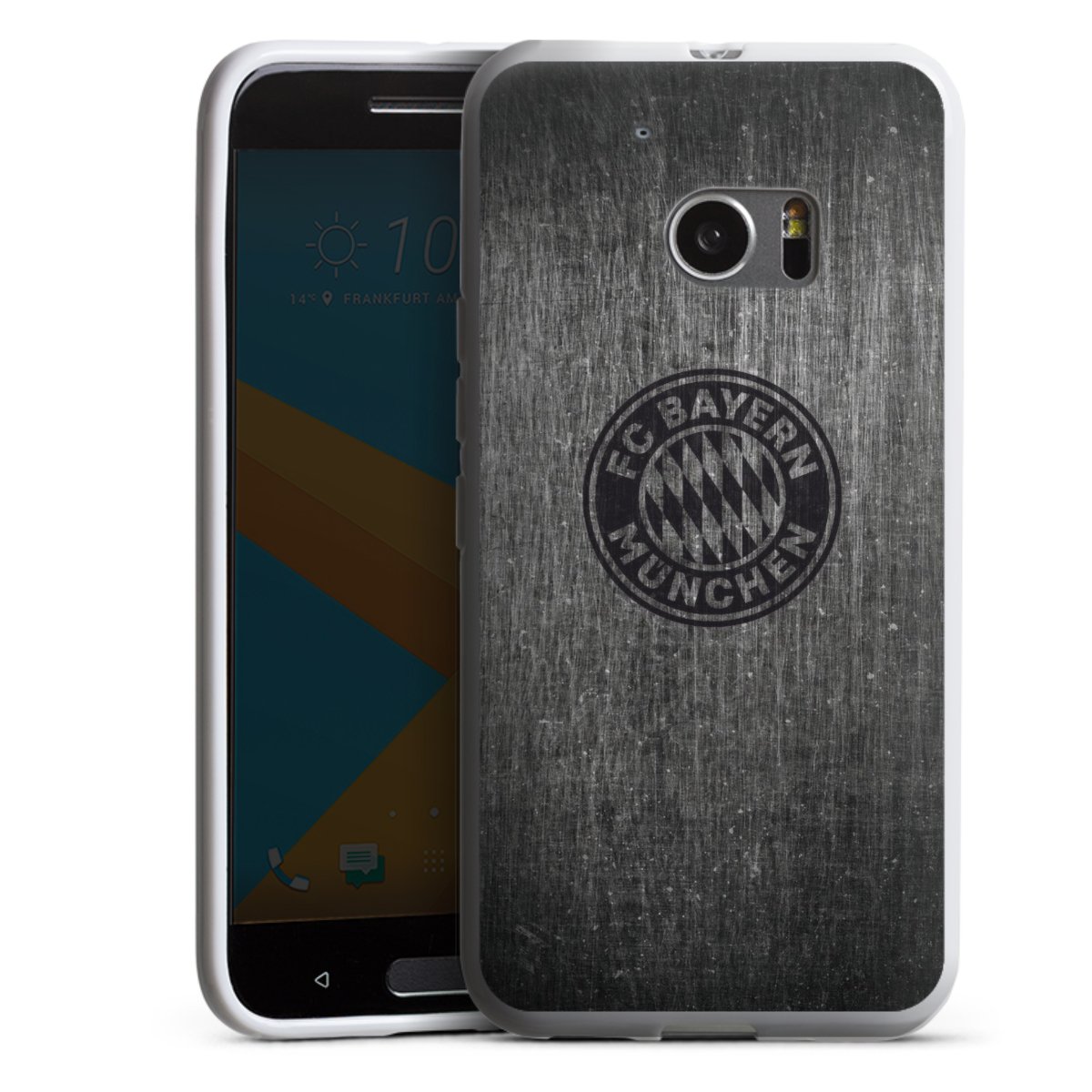 Metalllook FCB Logo einfarbig