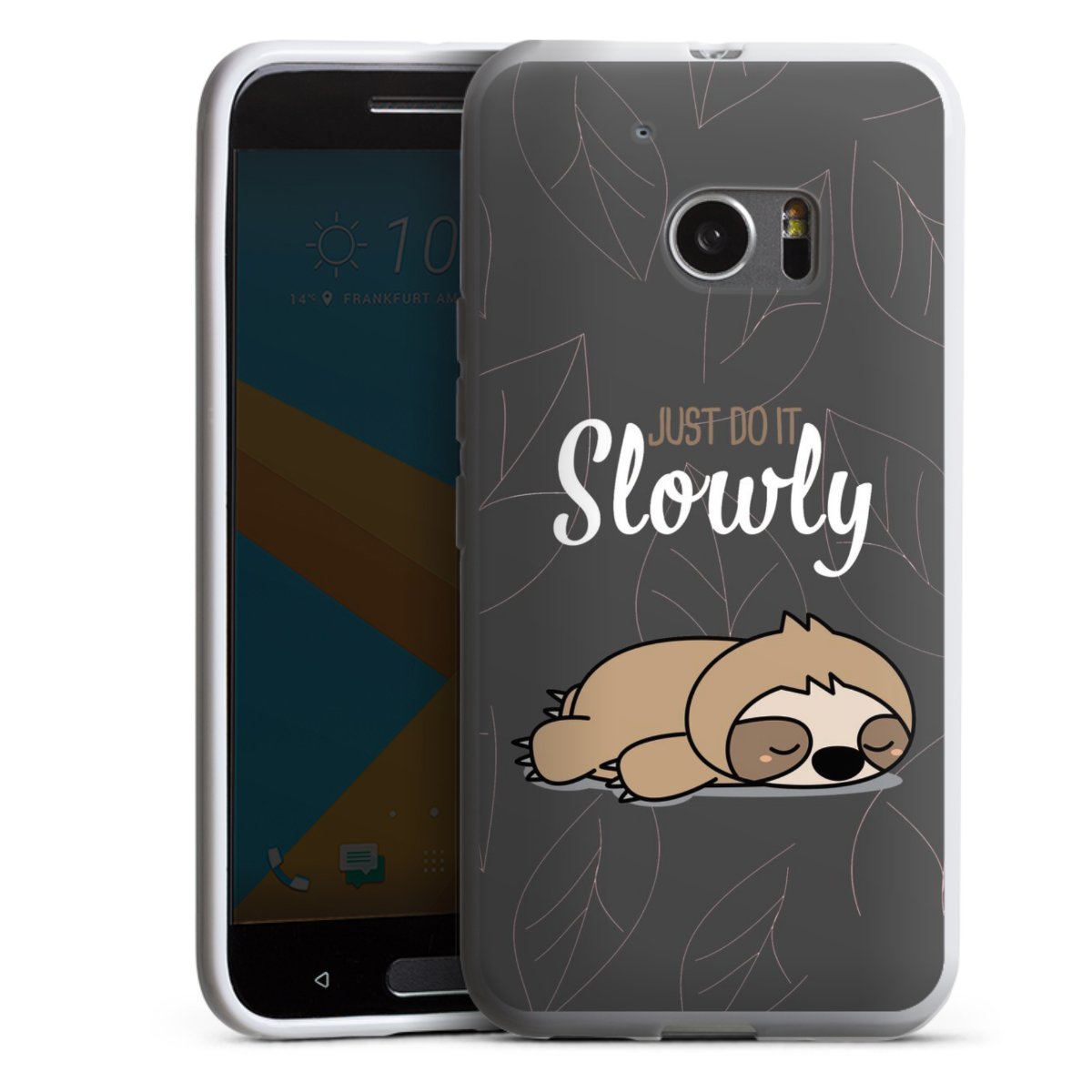 Just Do It Slowly Sloth Grey