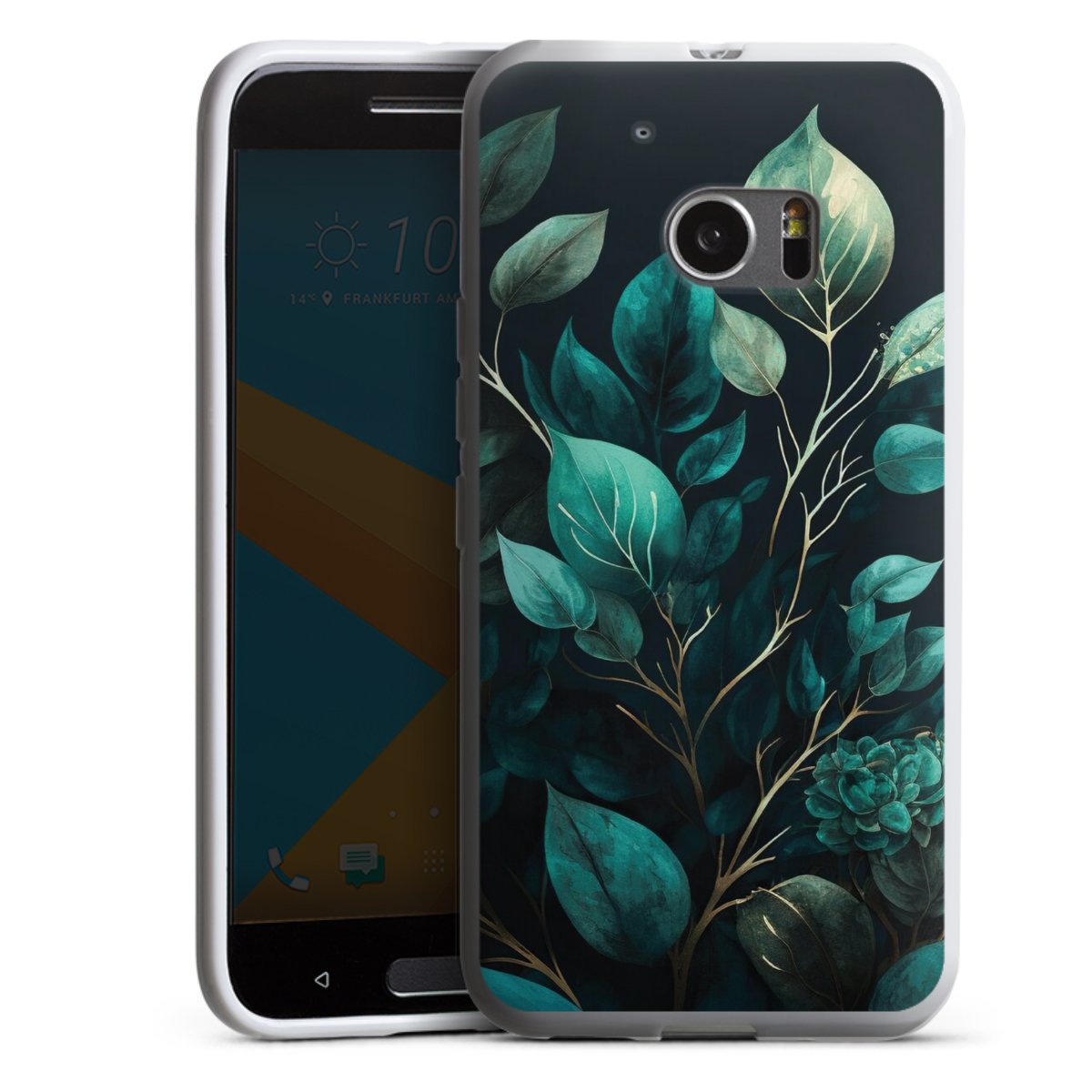 Eukalyptus dunkler Hintergrund