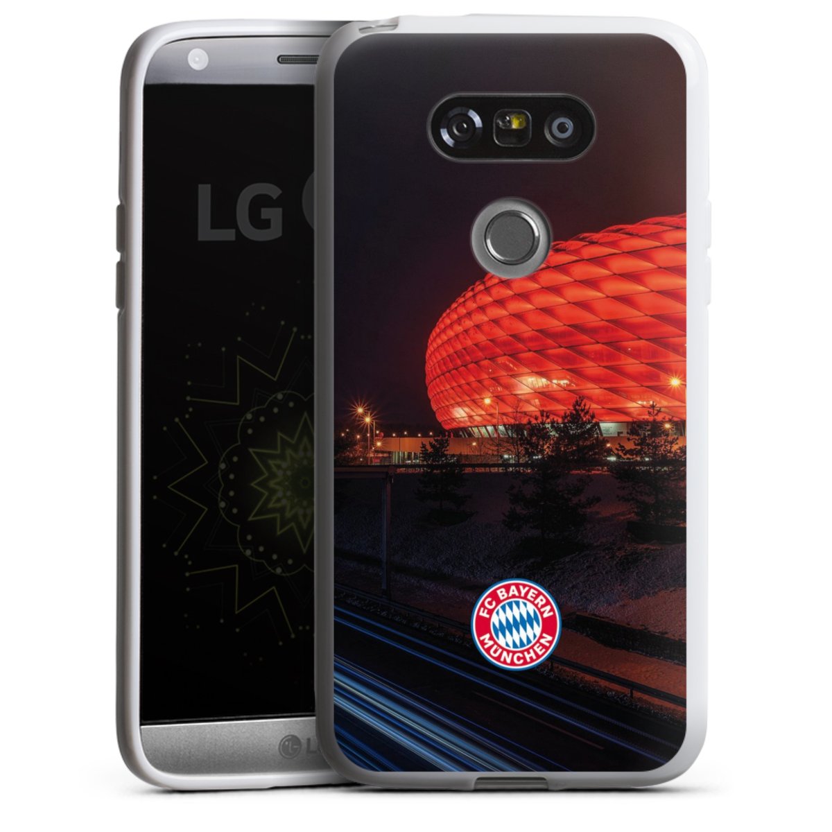 Allianz Arena bei Nacht FCB