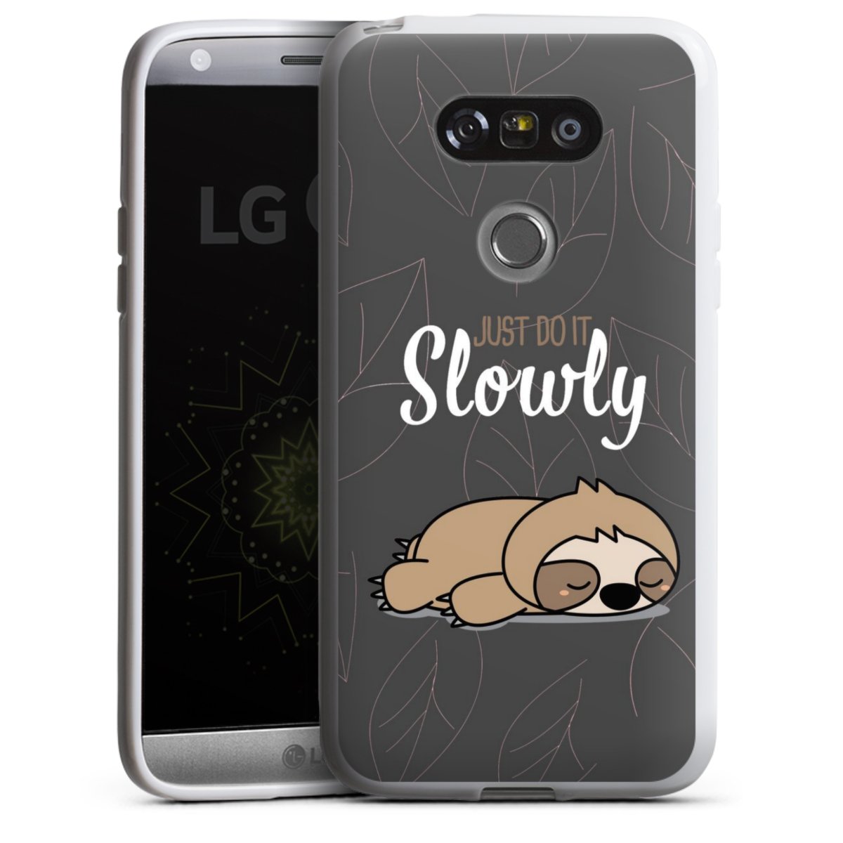 Just Do It Slowly Sloth Grey