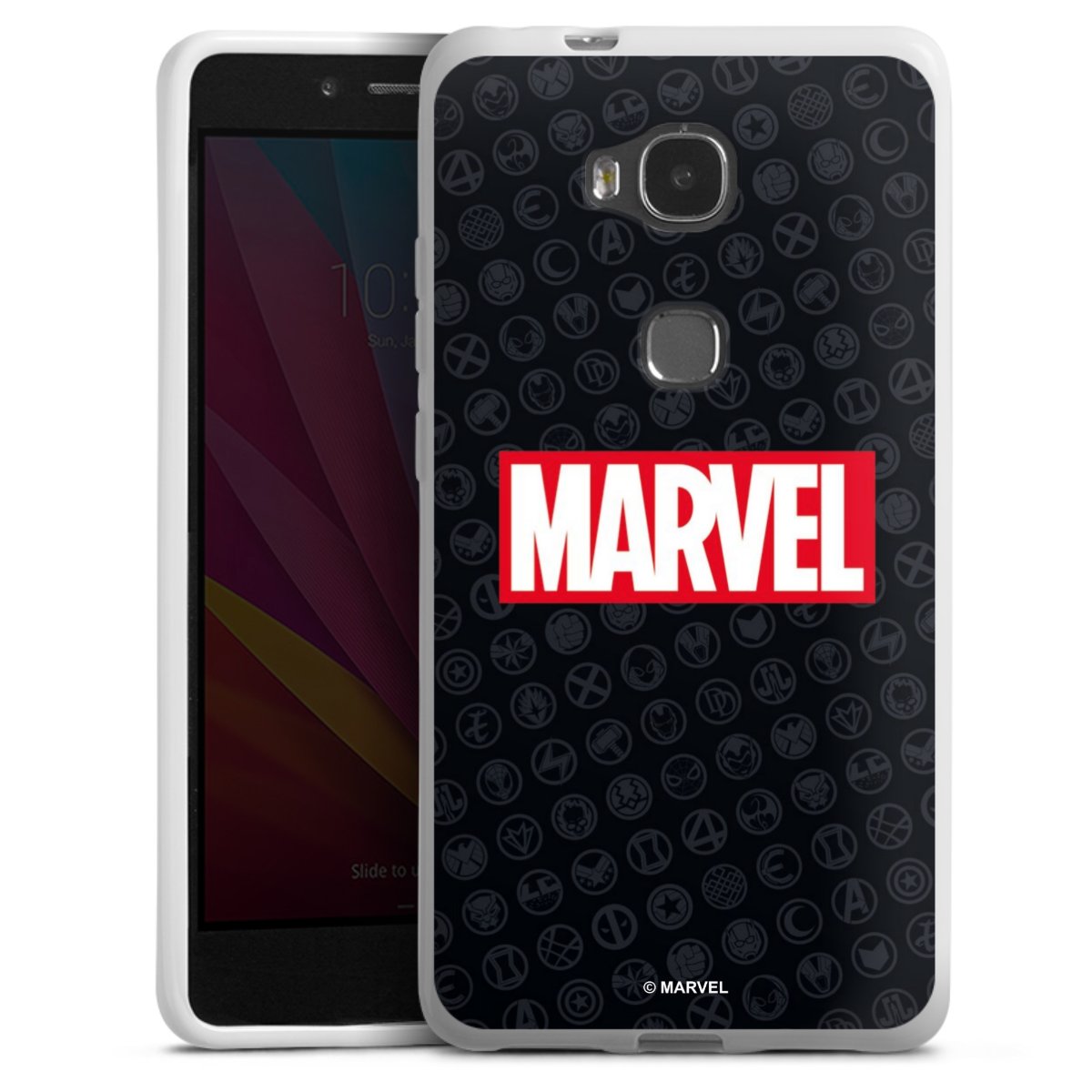 Marvel Logo Black Red 