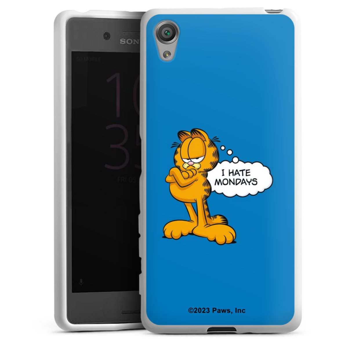 Garfield Ik haat maandagen blauw