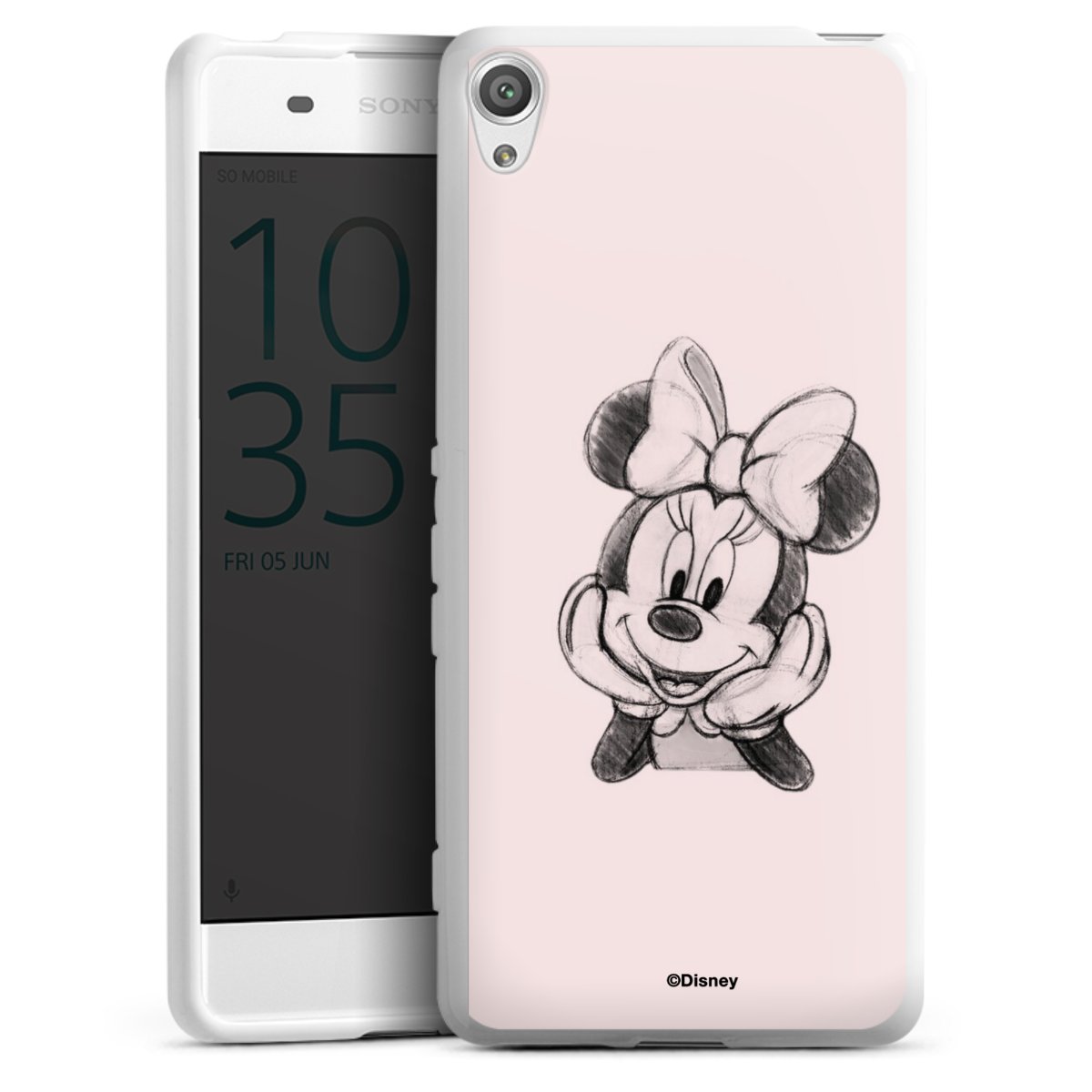 Minnie Posieren Sitzen