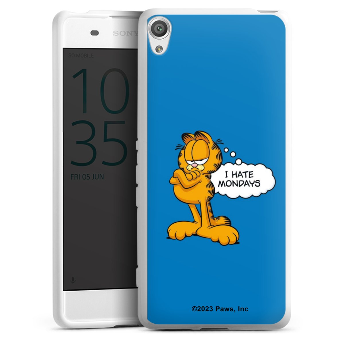 Garfield Je déteste les lundis Bleu