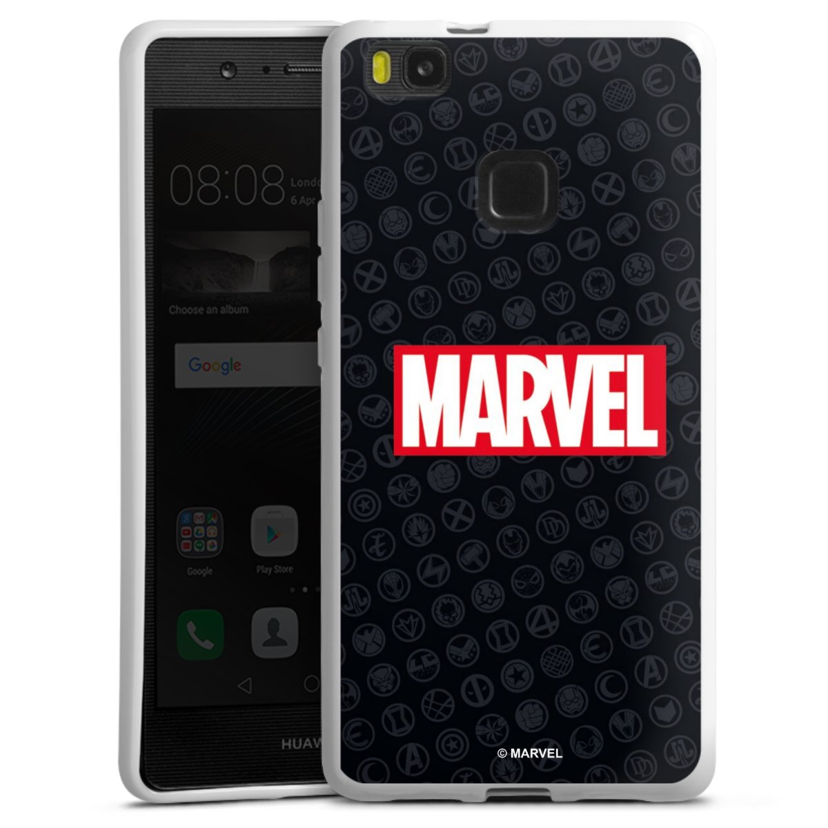 Marvel Logo Black Red 