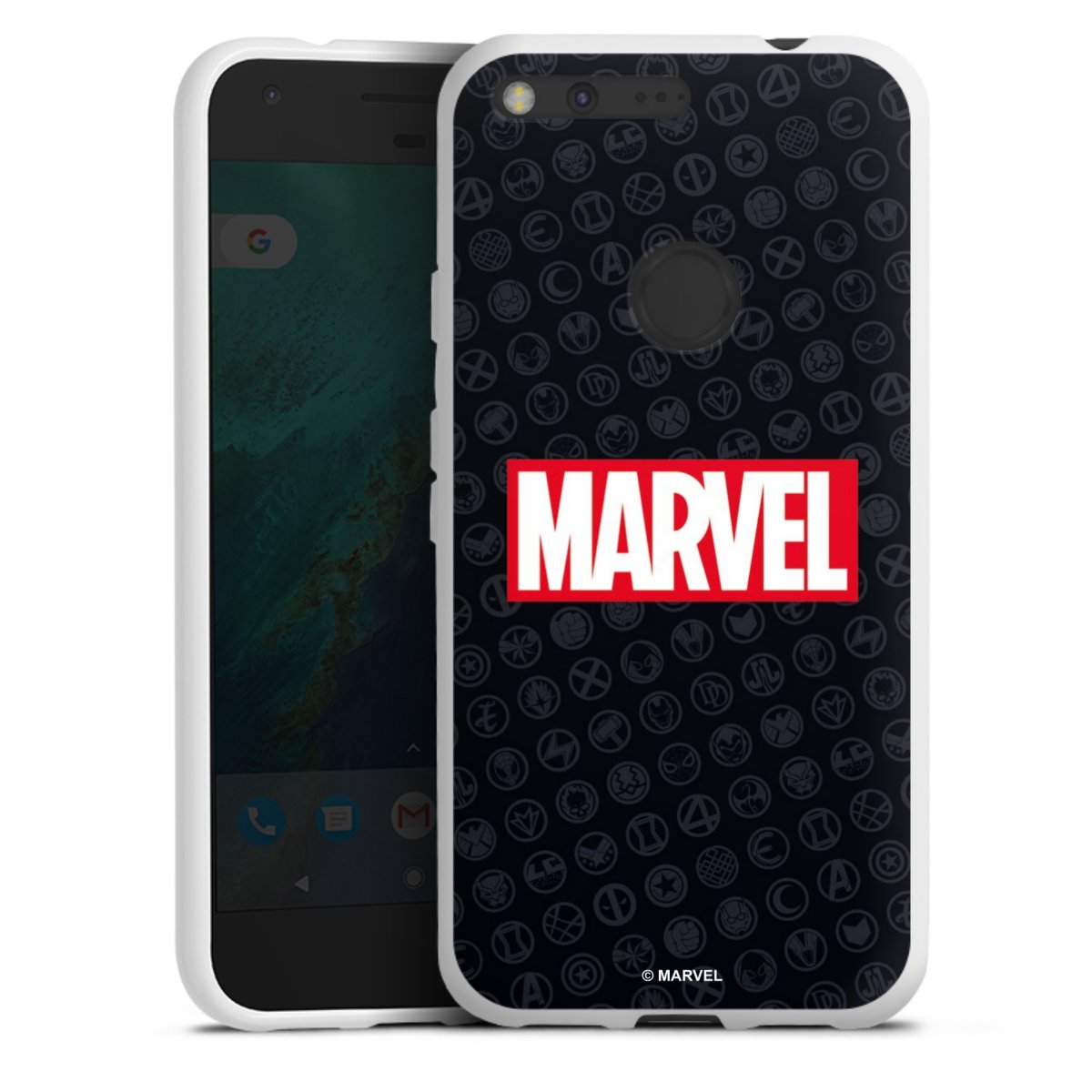 Marvel Logo Black Red 