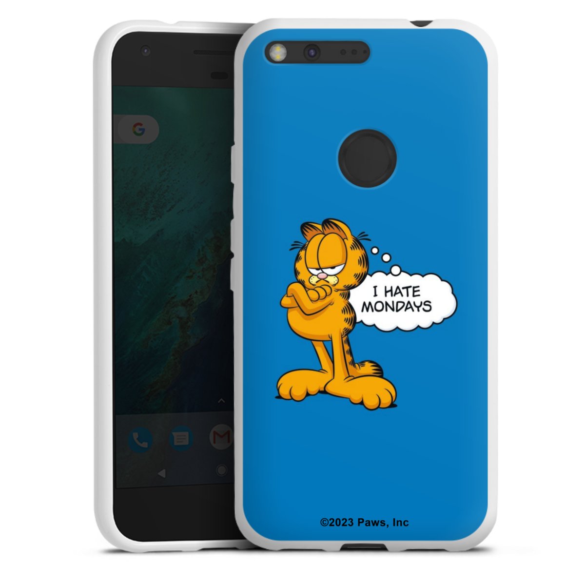 Garfield Ik haat maandagen blauw