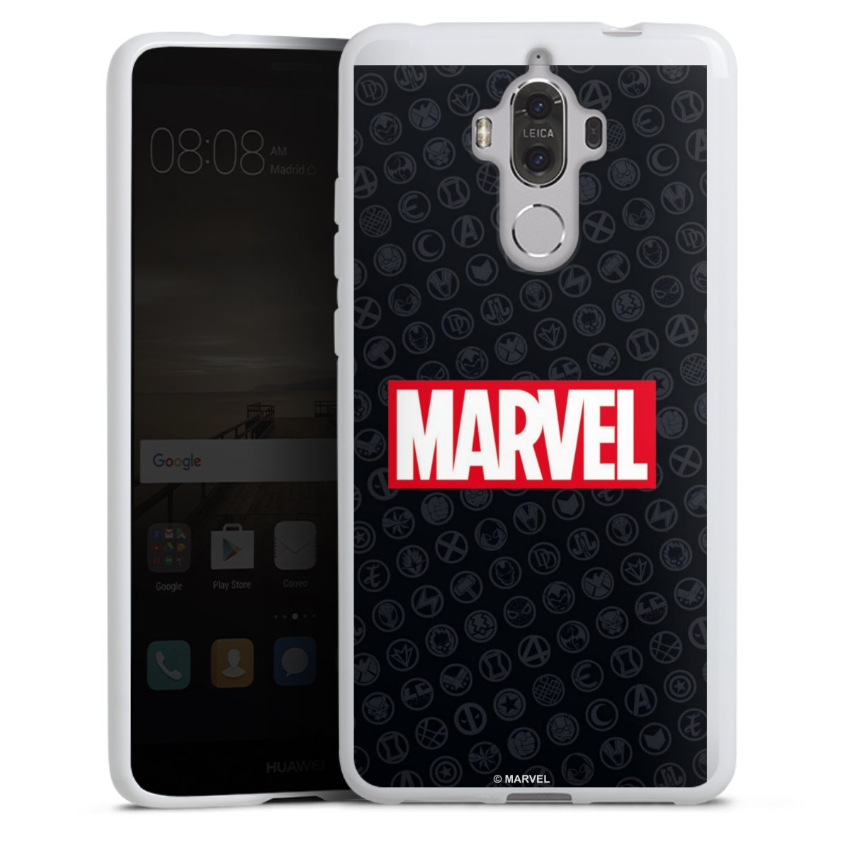 Marvel Logo Zwart Rood