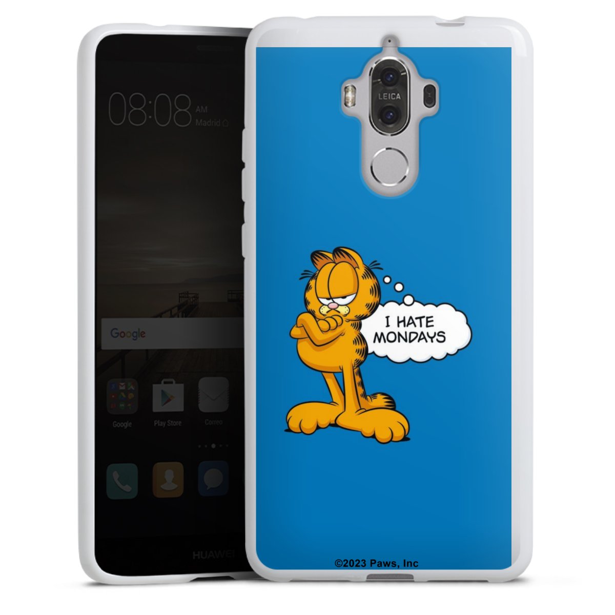 Garfield Je déteste les lundis Bleu
