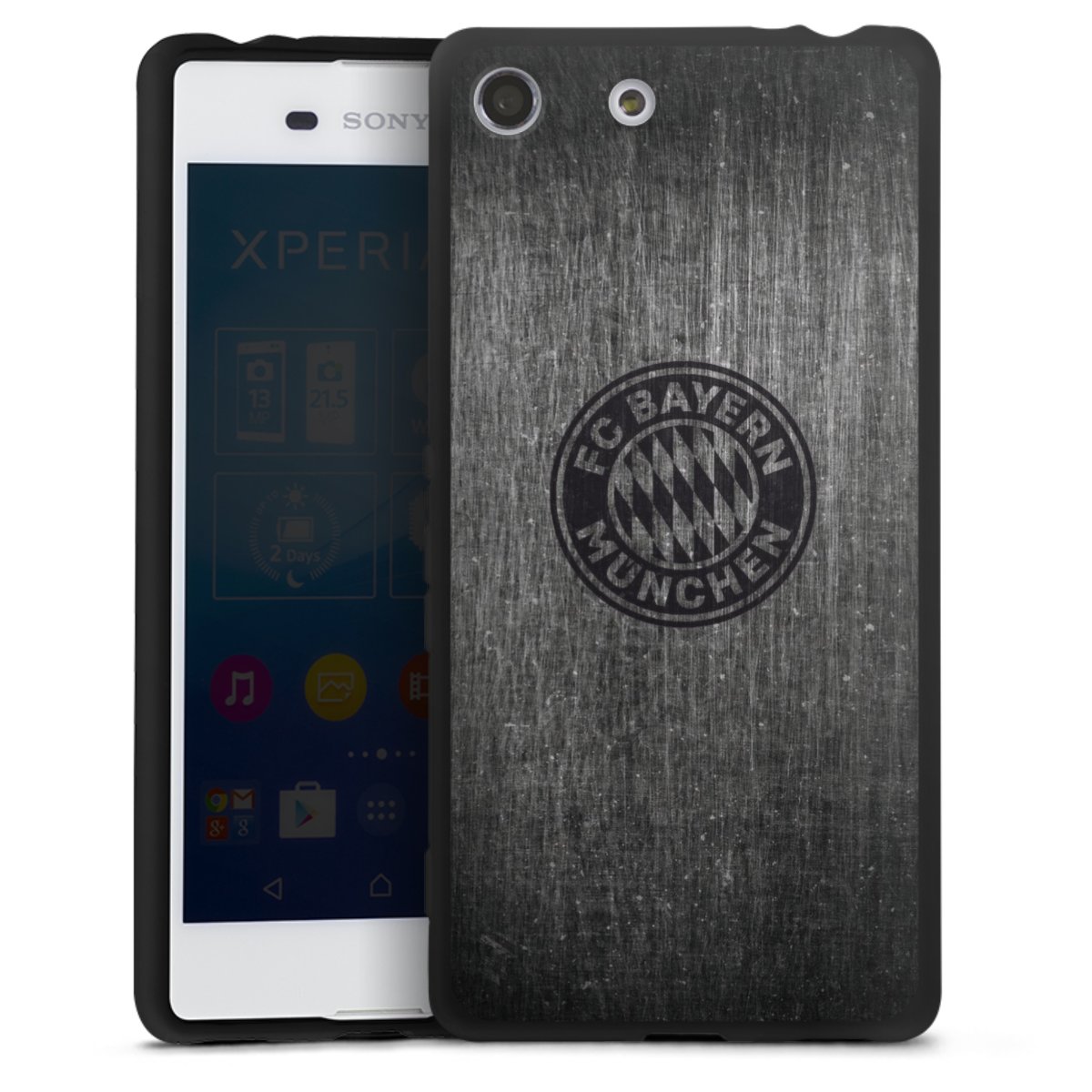 Metalllook FCB Logo einfarbig