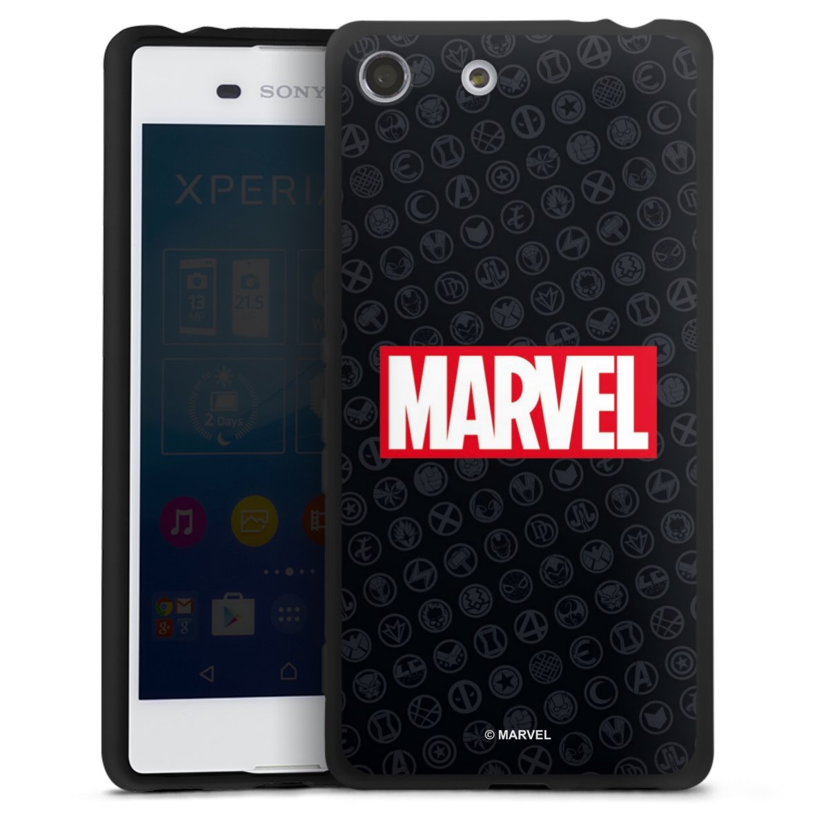 Marvel Logo Zwart Rood