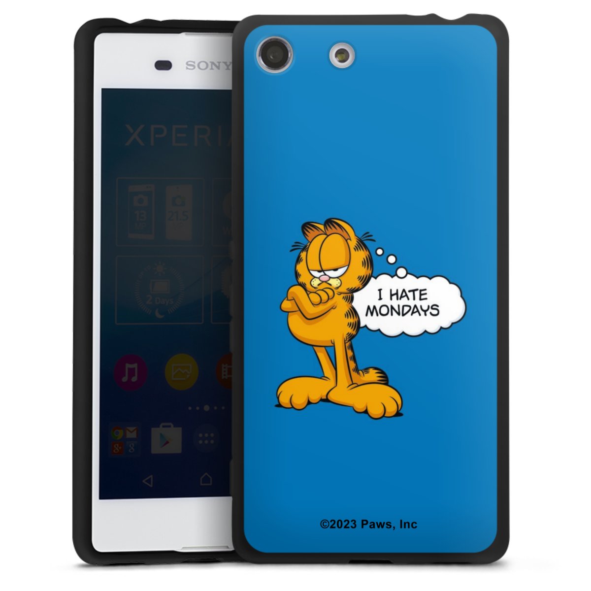 Garfield Ik haat maandagen blauw