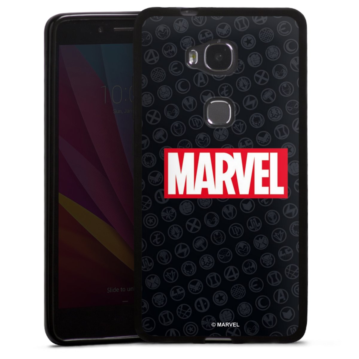 Marvel Logo Black Red 