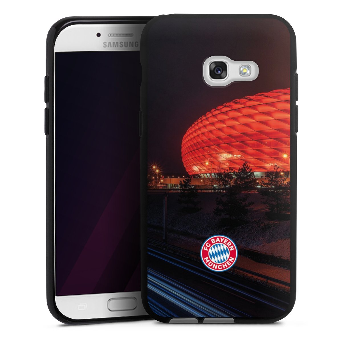 Allianz Arena bei Nacht FCB