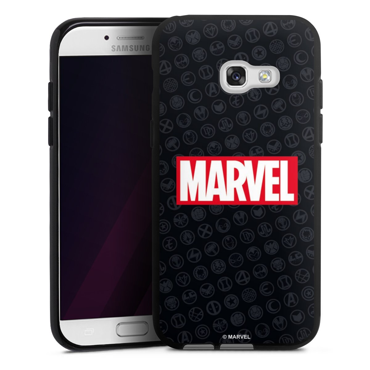 Marvel Logo Black Red 