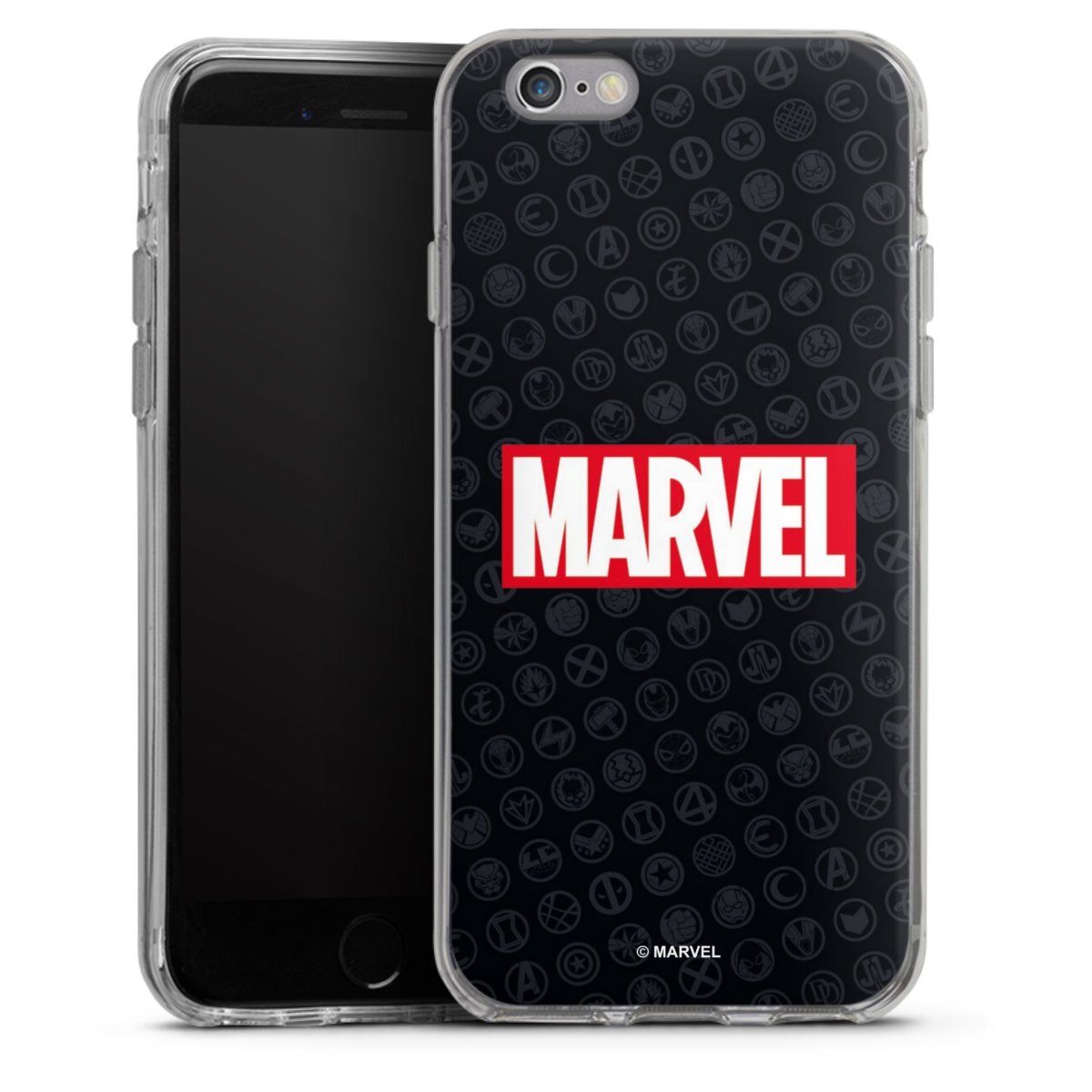 Marvel Logo Black Red 