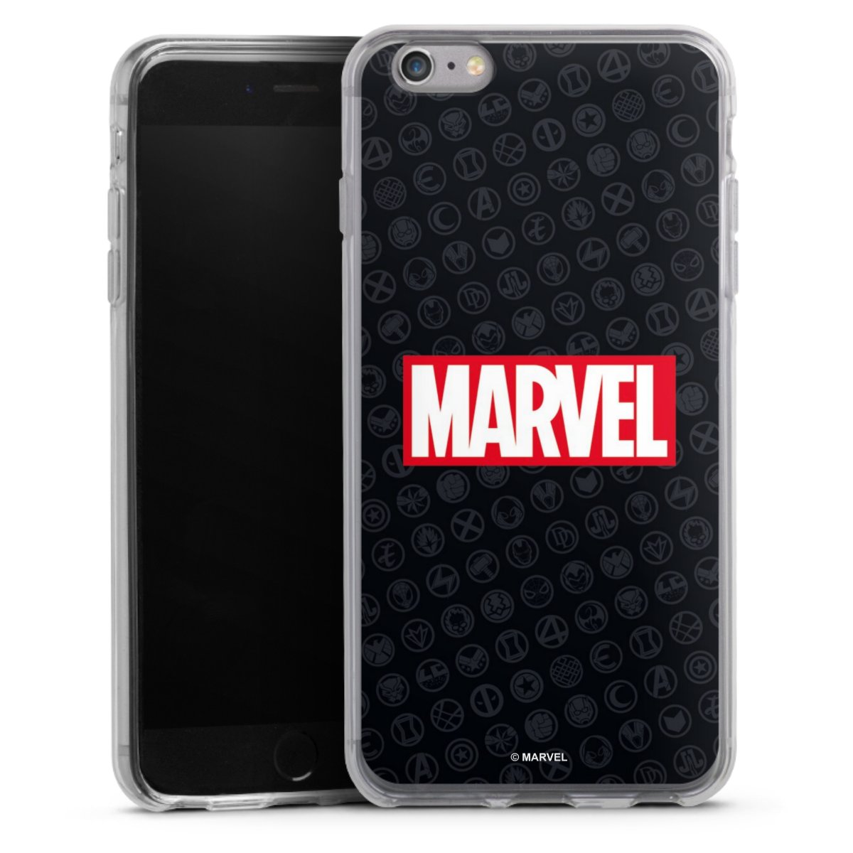 Marvel Logo Black Red 