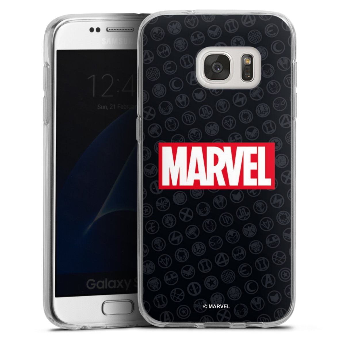 Marvel Logo Black Red 