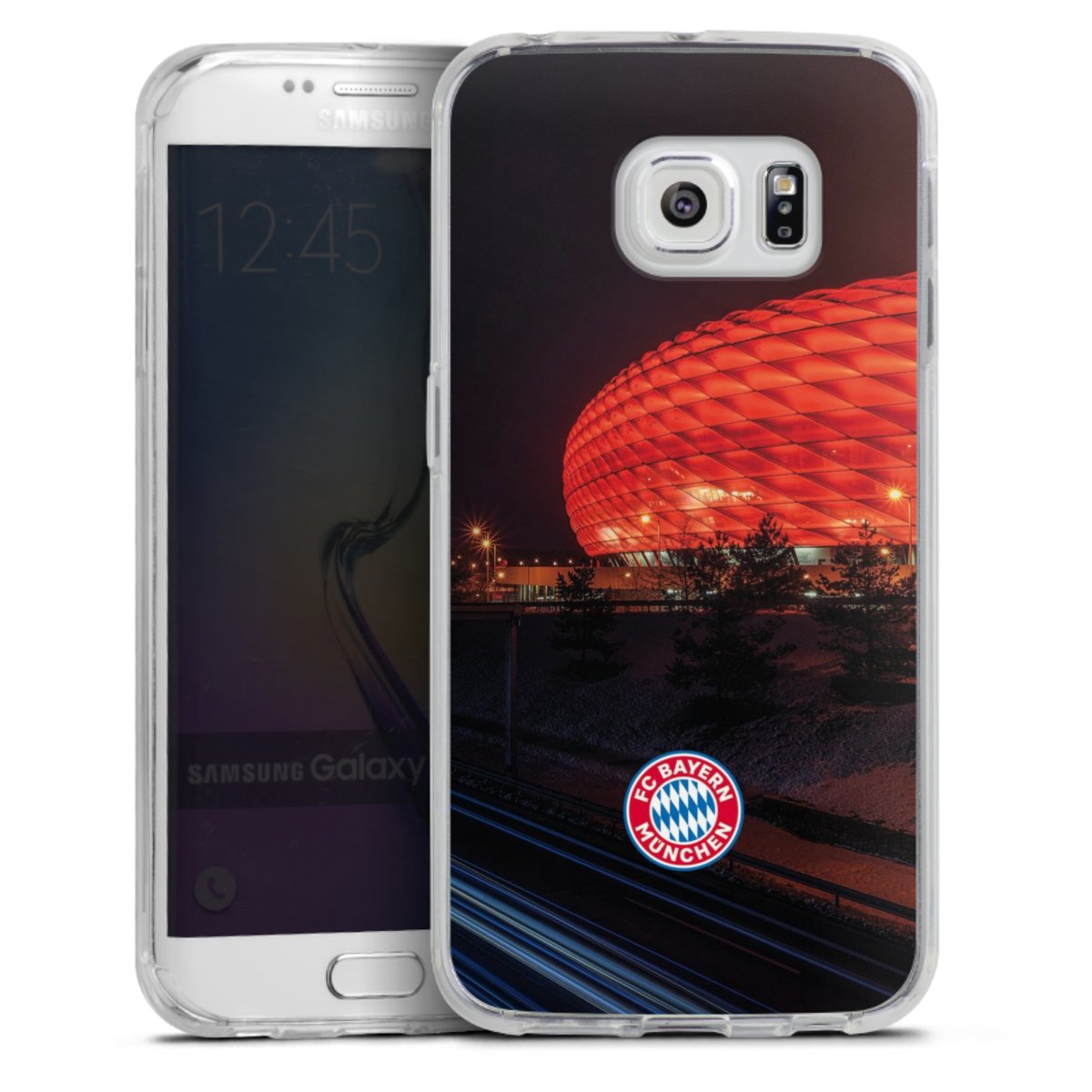 Allianz Arena bei Nacht FCB