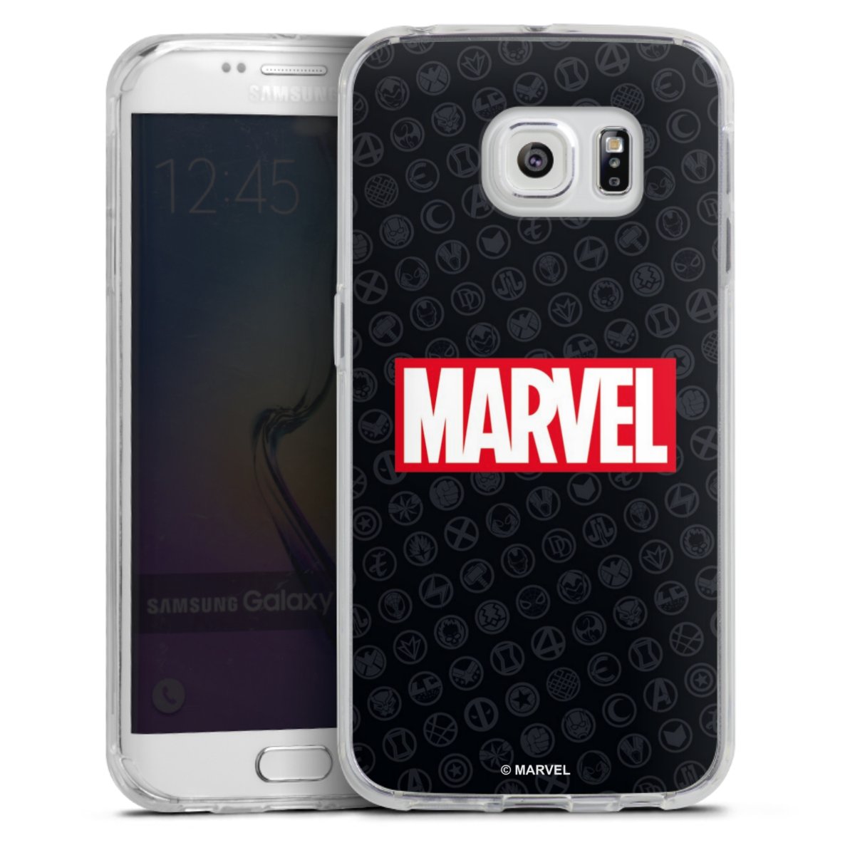 Marvel Logo Black Red 