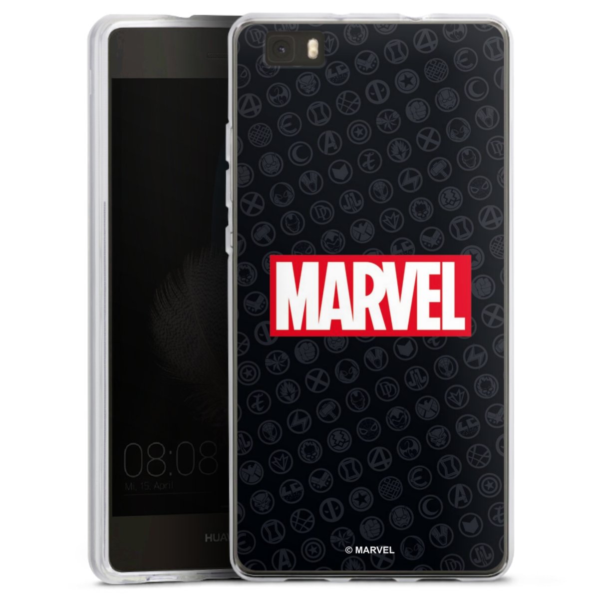 Marvel Logo Black Red 